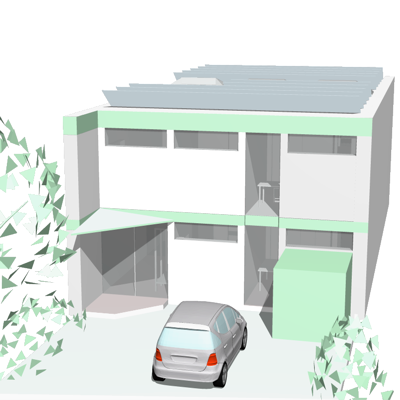 Fassade Eingang